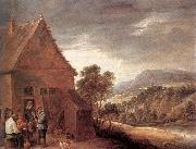 TENIERS, David the Younger Before the Inn fy oil painting picture wholesale